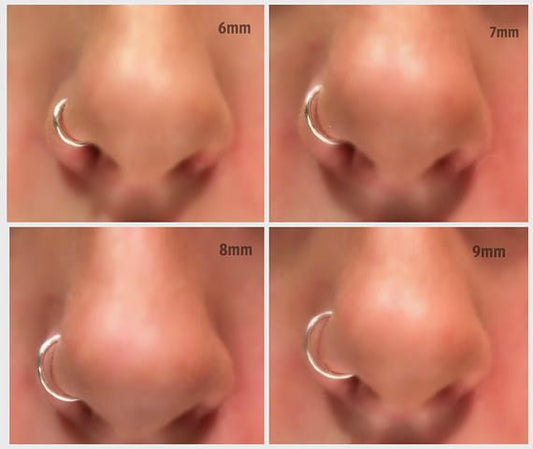 Nose Ring Size Guide