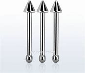 Surgical Steel 1 x Spike Cone 20g Nose Pin Bone - Pierced n Proud