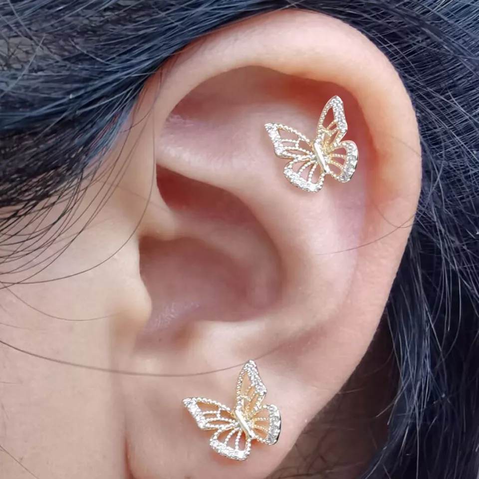 Beautiful Butterfly Earrings - Pierced n Proud