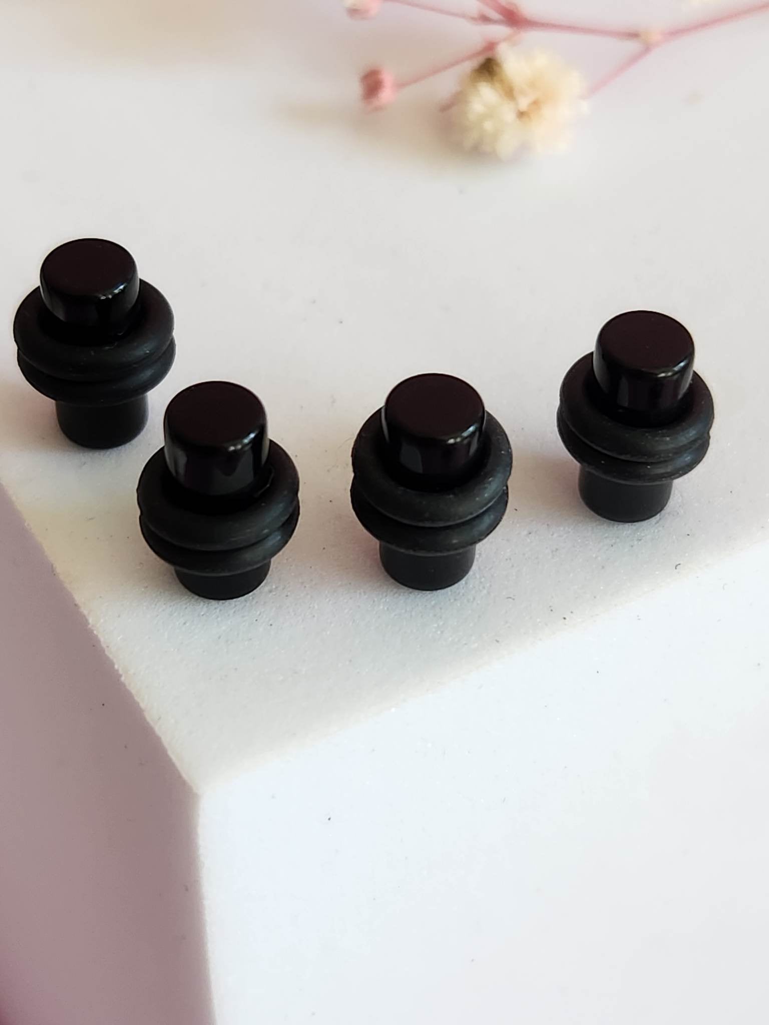 Double O Ring 5mm Plugs Tunnel Stretchers - Pierced n Proud