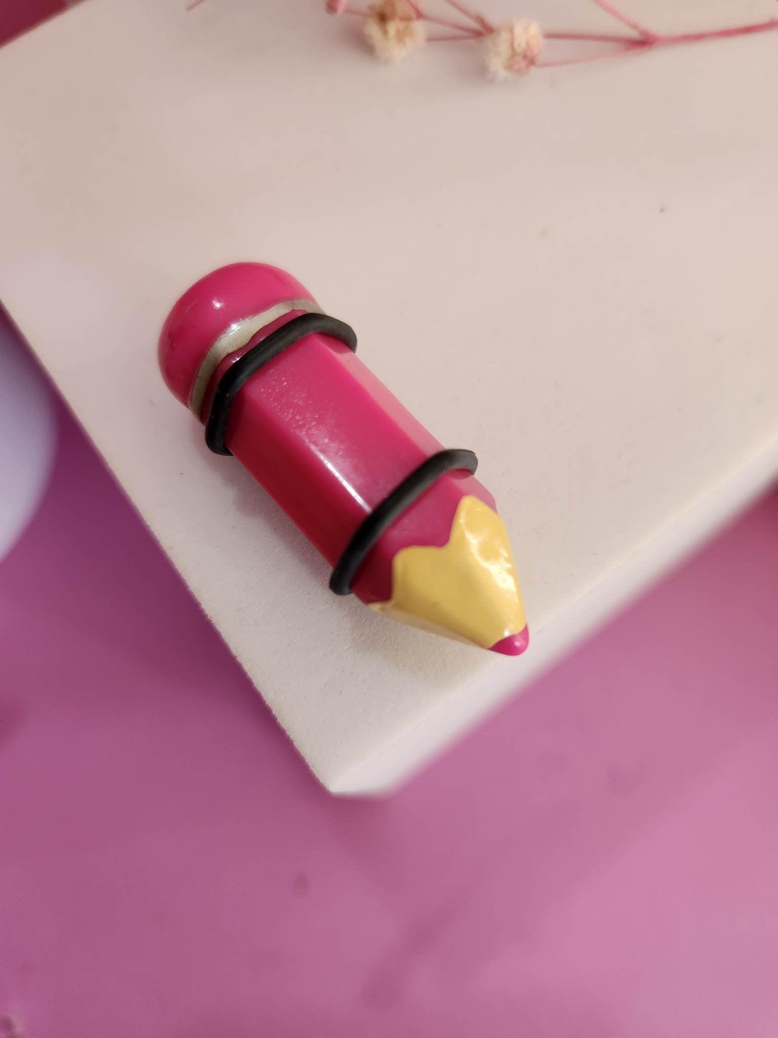 Pink Pencil Plug 13mm Plugs Tunnel Stretchers - Pierced n Proud