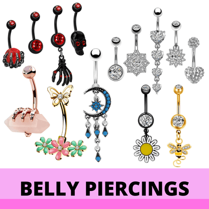 3 Pieces Belly Piercing Monthly Subscription Club - Pierced n Proud