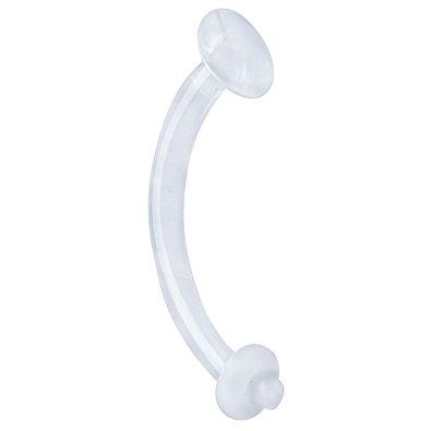14g 10mm Curved Retainer with O Ring - Hide Your Piercings - Pierced n Proud